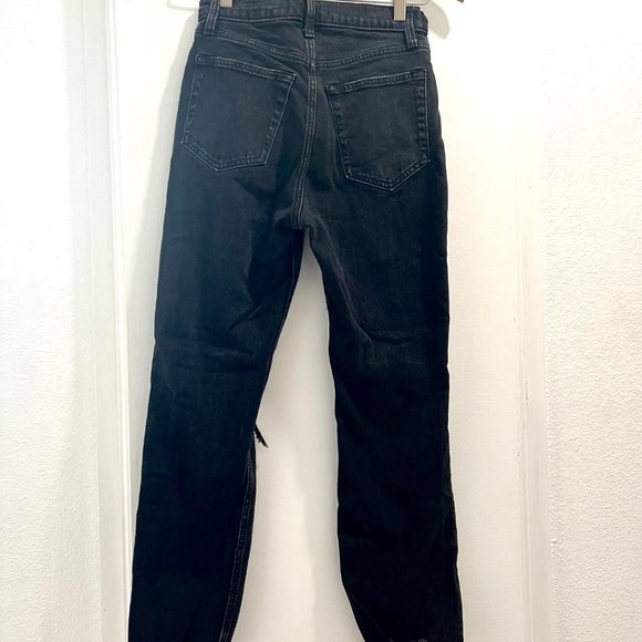 Abercrombie & Fitch Ultra High Rise Ankle Straight Jeans - Picture 3 of 4